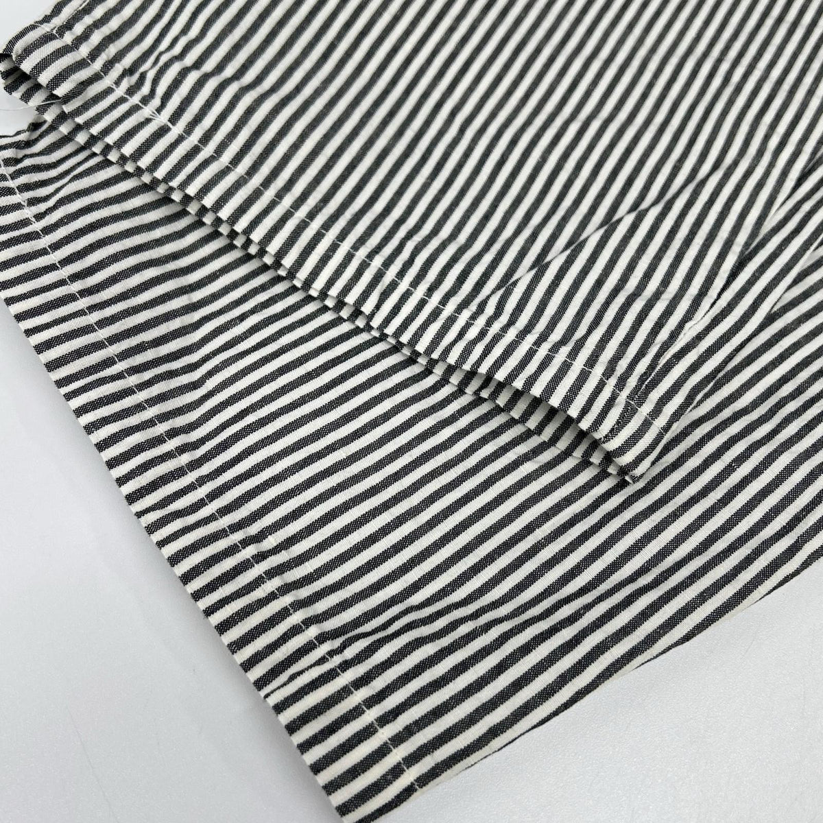 DANTON Danton JD-2540 LHP Black Stripe Cotton-Linen Weather Easy Pants Bottoms