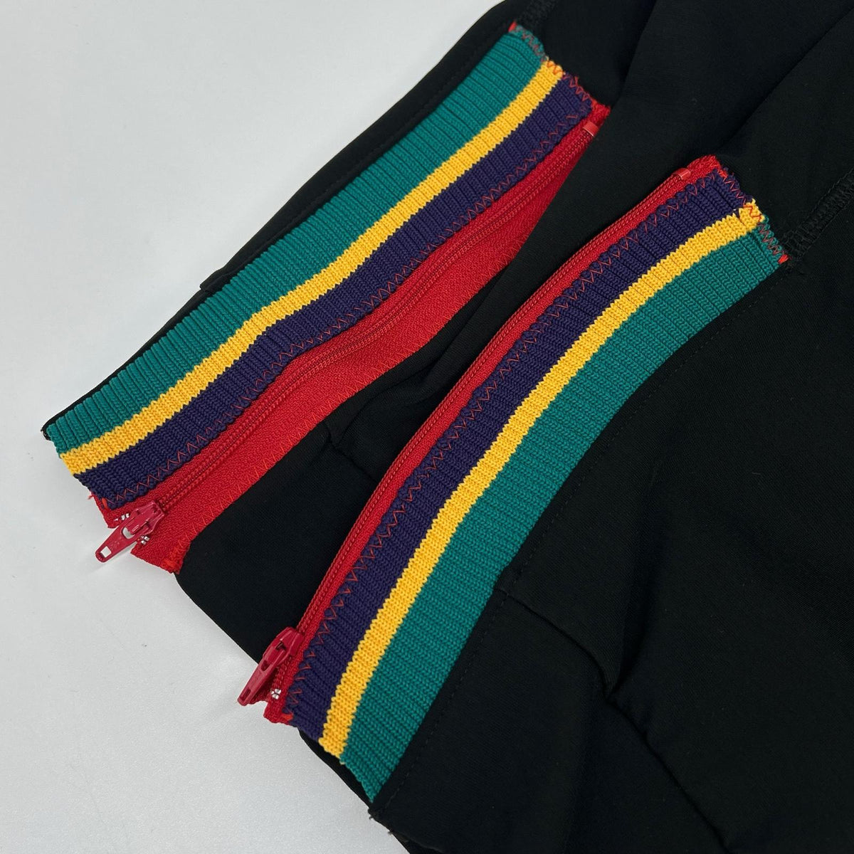 kolor Kolor 22WCM-P18202S black × red cotton pants bottoms