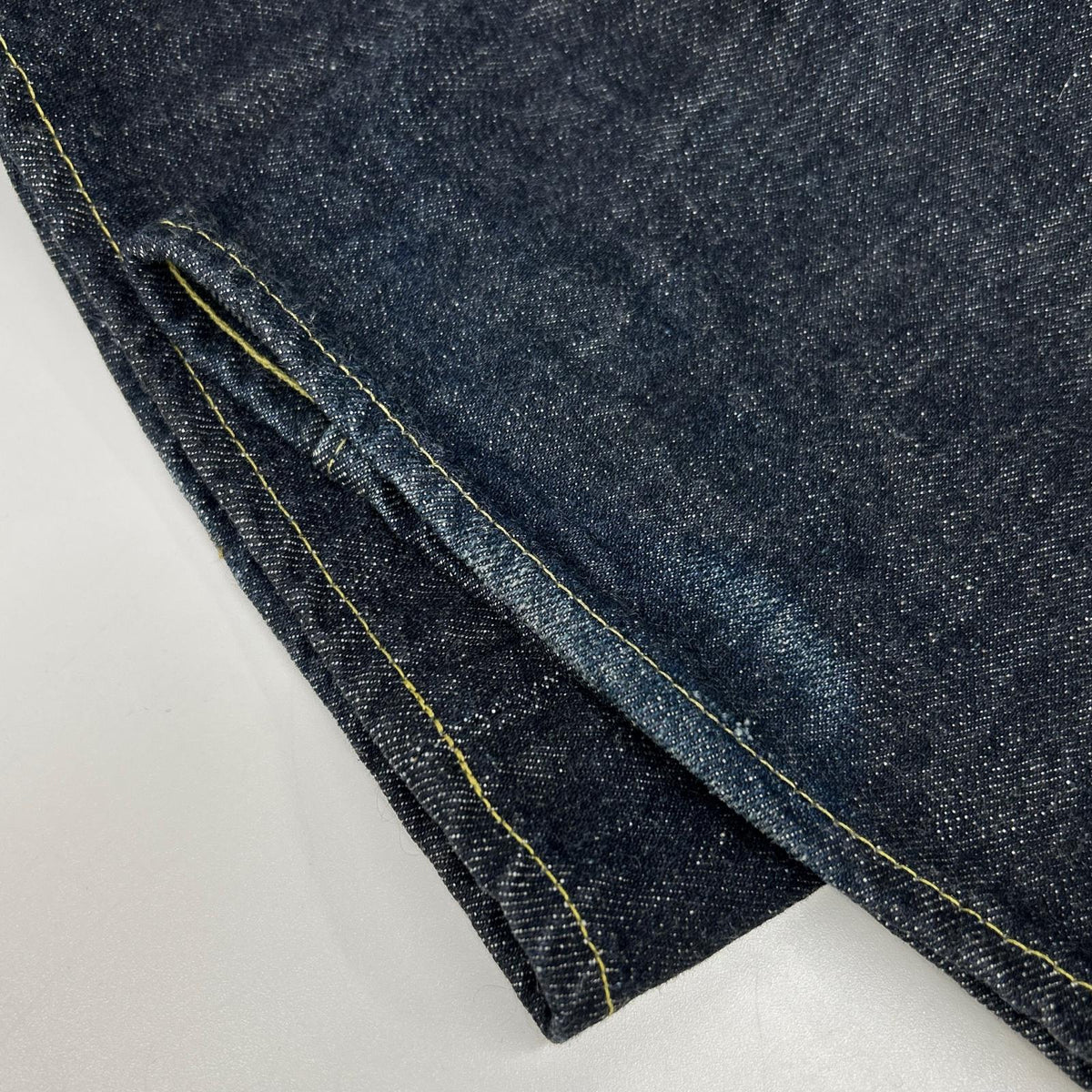 TCB JEANS&CO. ティーシービージーンズ インディゴ コットン ボタンフライデニム ボトムス