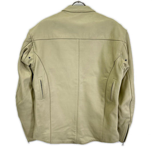 KADOYA カドヤ Ivory Cowhide Single Rider Jacket Jacket