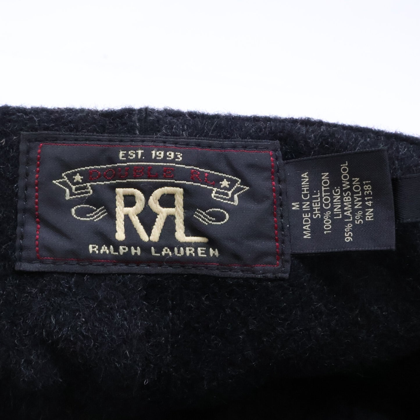 RRL ダブルアールエル ヘリンボーン柄 ワークキャップ 帽子