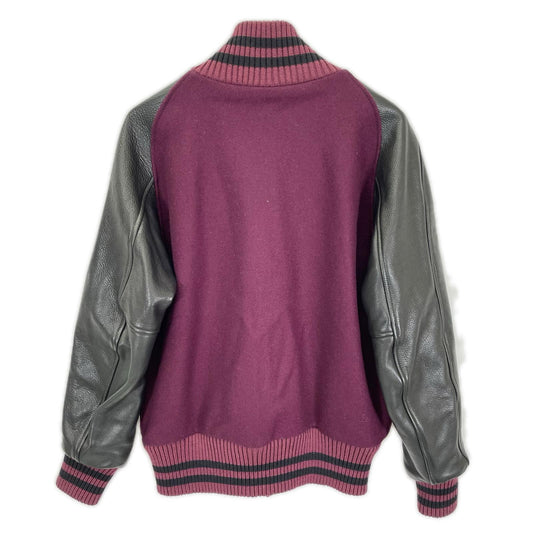 SKOOKUM スクーカム Burgundy Melton Wool Varsity Jacket Jacket