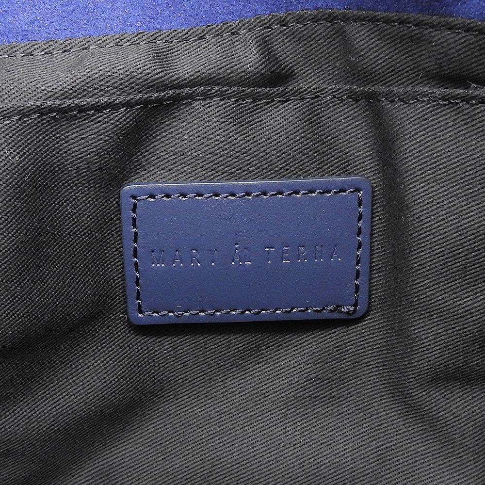MARY AL TERNA メアリオルターナ 美品 MAZE ミニ ハンドバック レディース ネイビー ハンドバッグ