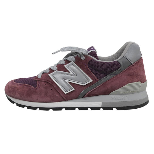NEW BALANCE ニューバランス スエード ローカットスニーカー シューズ メンズ パープル 25.5cm M996CRB シューズ