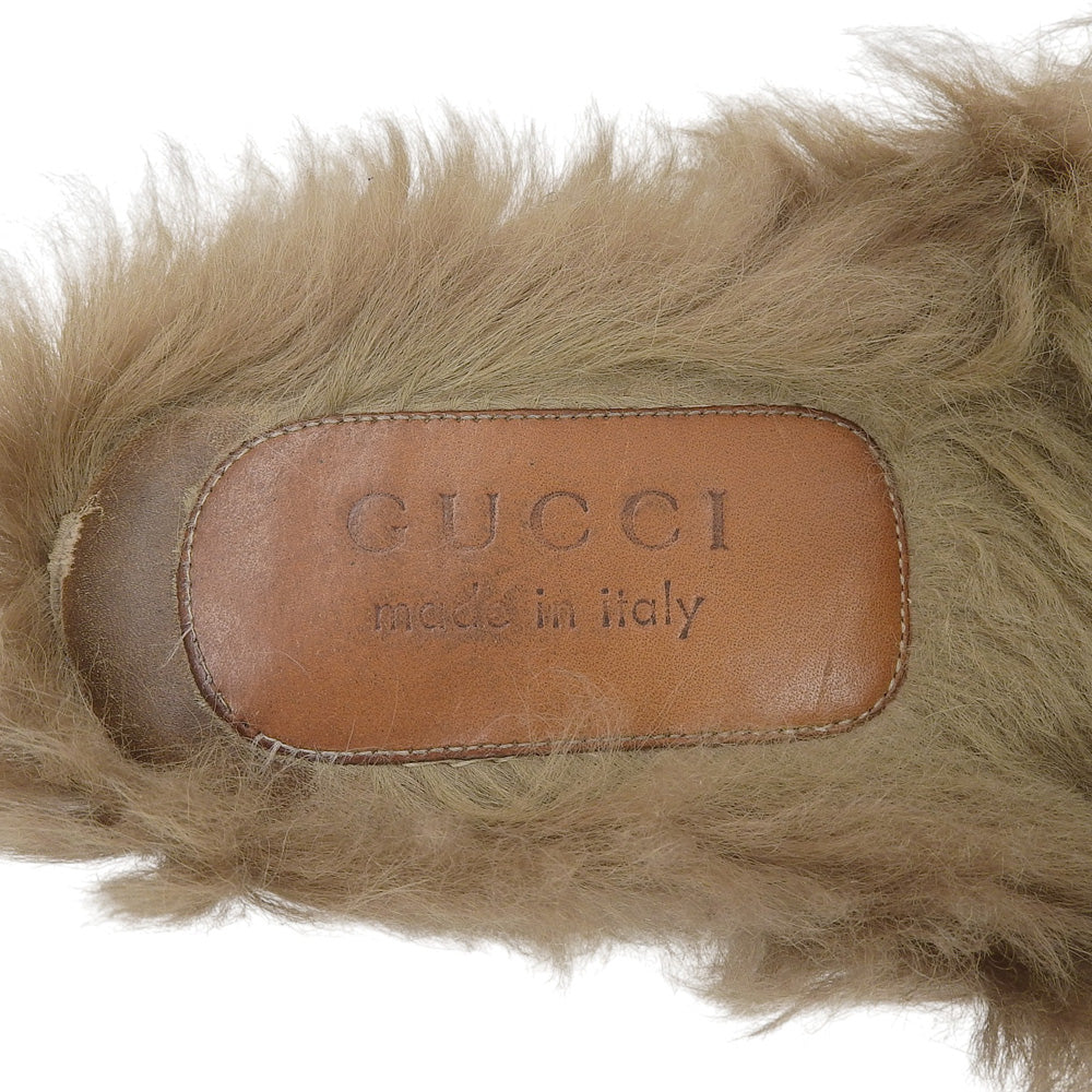 GUCCI グッチ ファーミュール シューズ メンズ 黒 ブラック シューズ