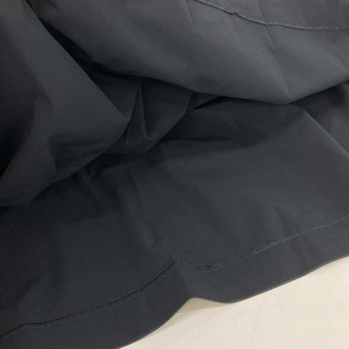 BALLSEY ボールジー ブラック ストレッチタフタ ボリュームギャザースカート スカート