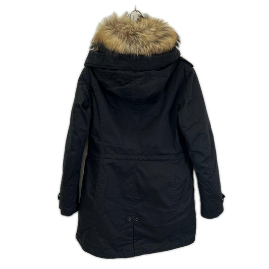WOOLRICH ウールリッチ WWCPS2760 ブラック ファー付き モッズコート コート