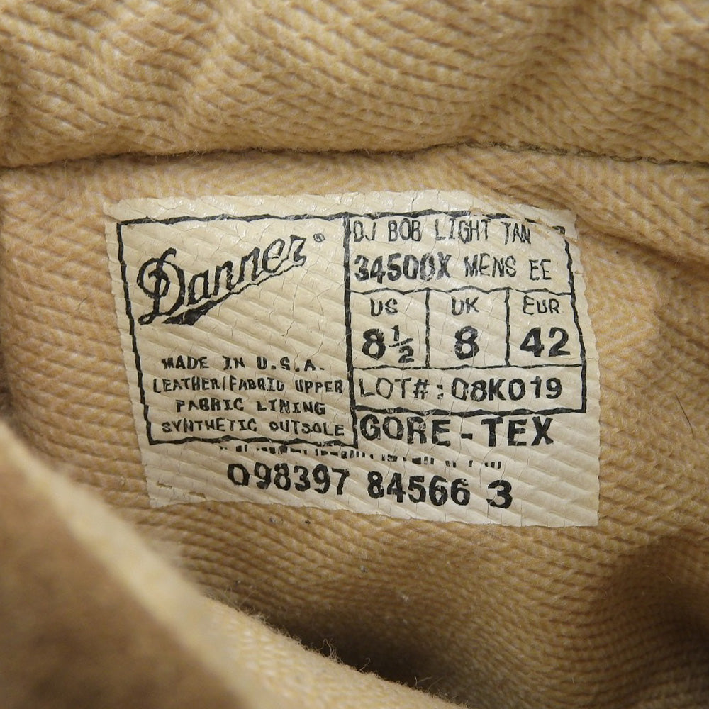 Danner ダナー 34500X TAN DJ BOB LIGHT GORE-TEX マウンテンブーツ シューズ メンズ ブラウン系 8 1/2 シューズ