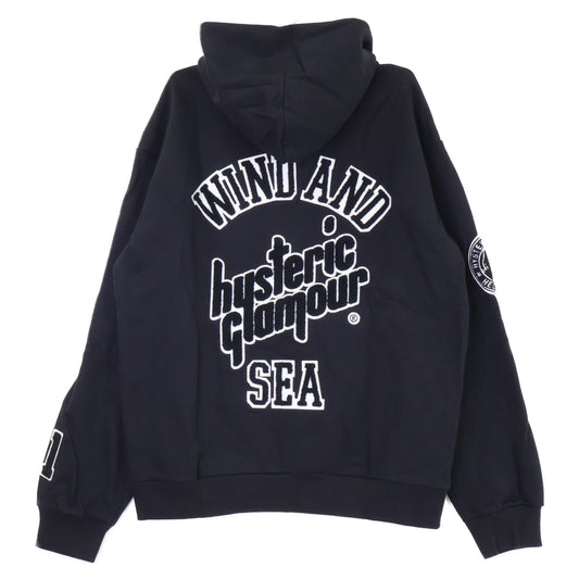 WIND AND SEA ウィンダンシ― xHYSTERIC GLAMOUR【新品】WDS-C-HYS-23-AP-Q1-15 VARSITY HOODIE バーシティ プルオーバー パーカー トップス