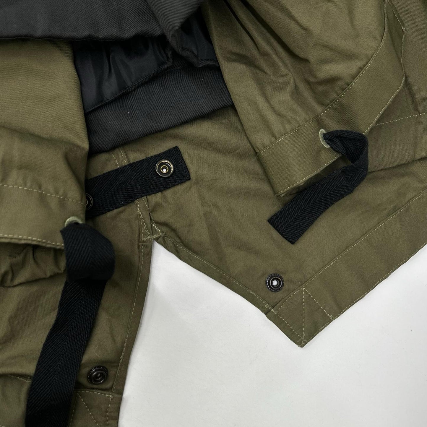 G-STAR RAW ジースターロゥ カーキ ミリタリーディテールパーカーロングコート コート