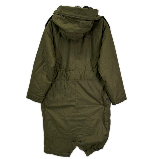 G-STAR RAW ジースターロゥ カーキ ミリタリーディテールパーカーロングコート コート