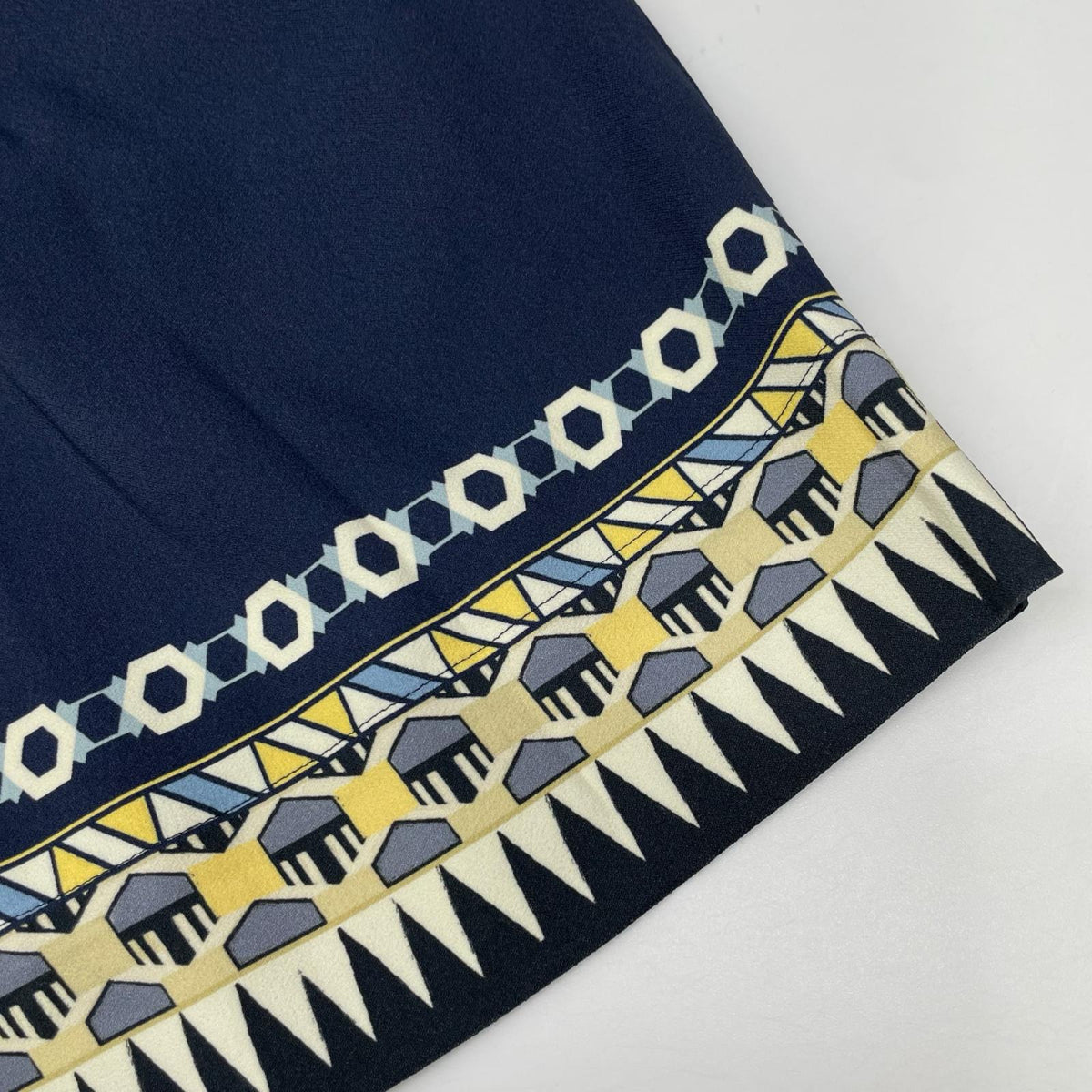 ETRO エトロ ネイビー 総柄 フード付き ジップワンピース ワンピース