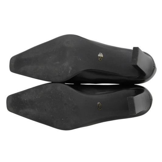 Ameri アメリ LADY CUT PUMPS シューズ レディース レザー ブラック L シューズ