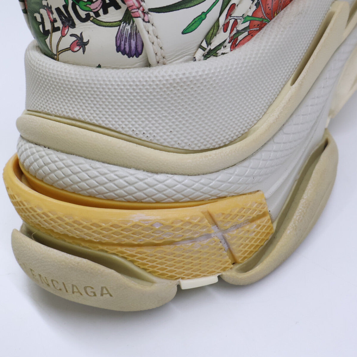 BALENCIAGA バレンシアガ xGUCCI グッチ 681068 Triple S トリプルS フローラルプリント スニーカー シューズ