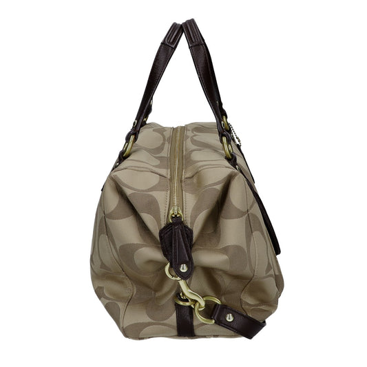 COACH コーチ F25292 シグネチャー ラージサッチェル ハンドバッグ