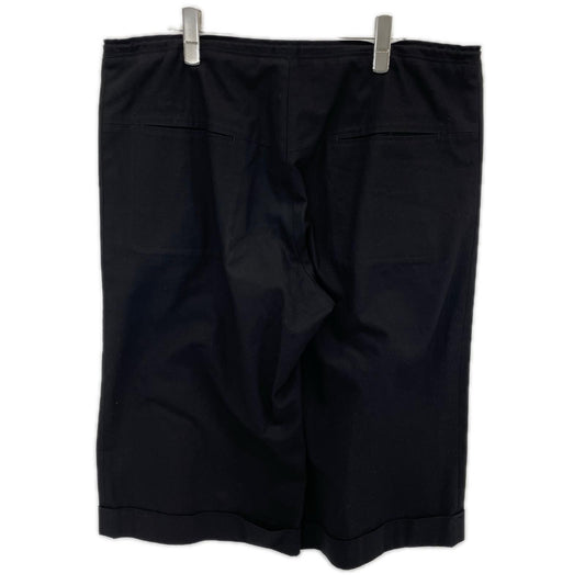 Y's ワイズ YE-P30-001 08AW Black easy cropped pants bottoms