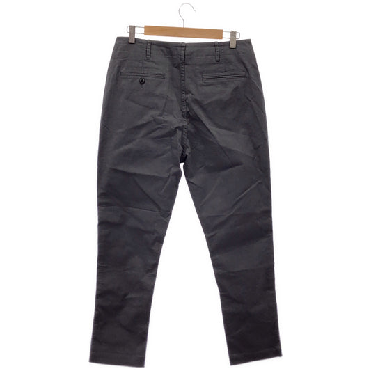 BEAMS Charcoal Gray Stretch Chino Pants Bottoms