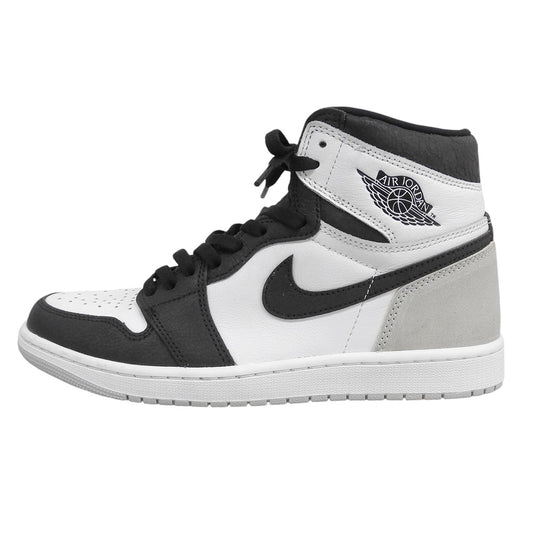 NIKE ナイキ 美品 エアジョーダンワンレトロ ハイカット スニーカー シューズ メンズ ホワイト/ブラック 27cm 555088-108 シューズ