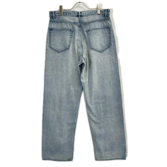 AURALEE オーラリー 26年製 FADED SELVEDGE LIGHT DENIM WIDE PANTS ボトムス