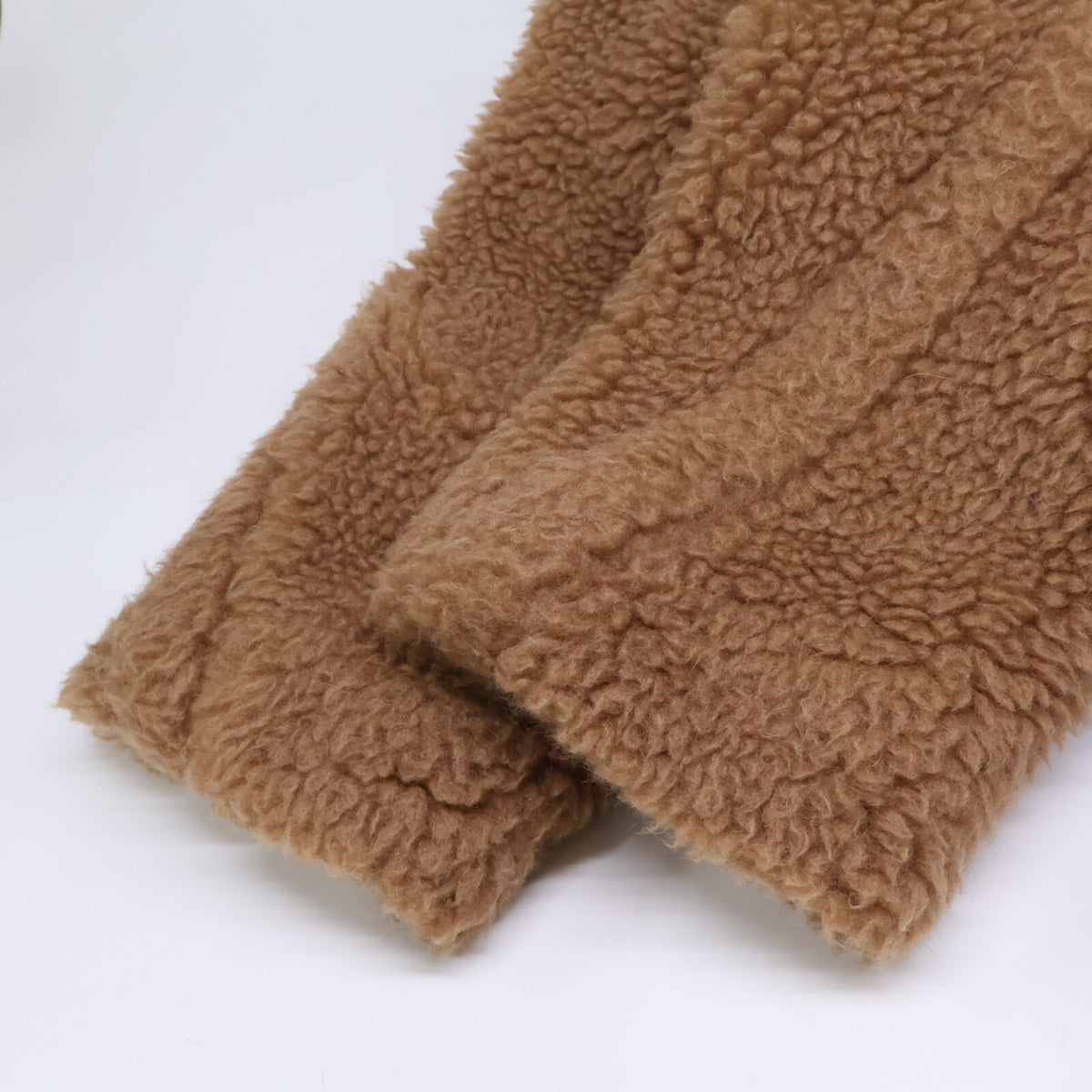 Max Mara マックスマーラ 【美品/国内正規】101606296 キャメルxシルク テディベア アイコン コート