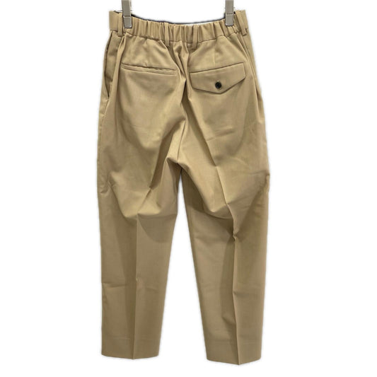 MARKAWARE マーカウエア ベージュ FLAT-FRONT TROUSERS ボトムス