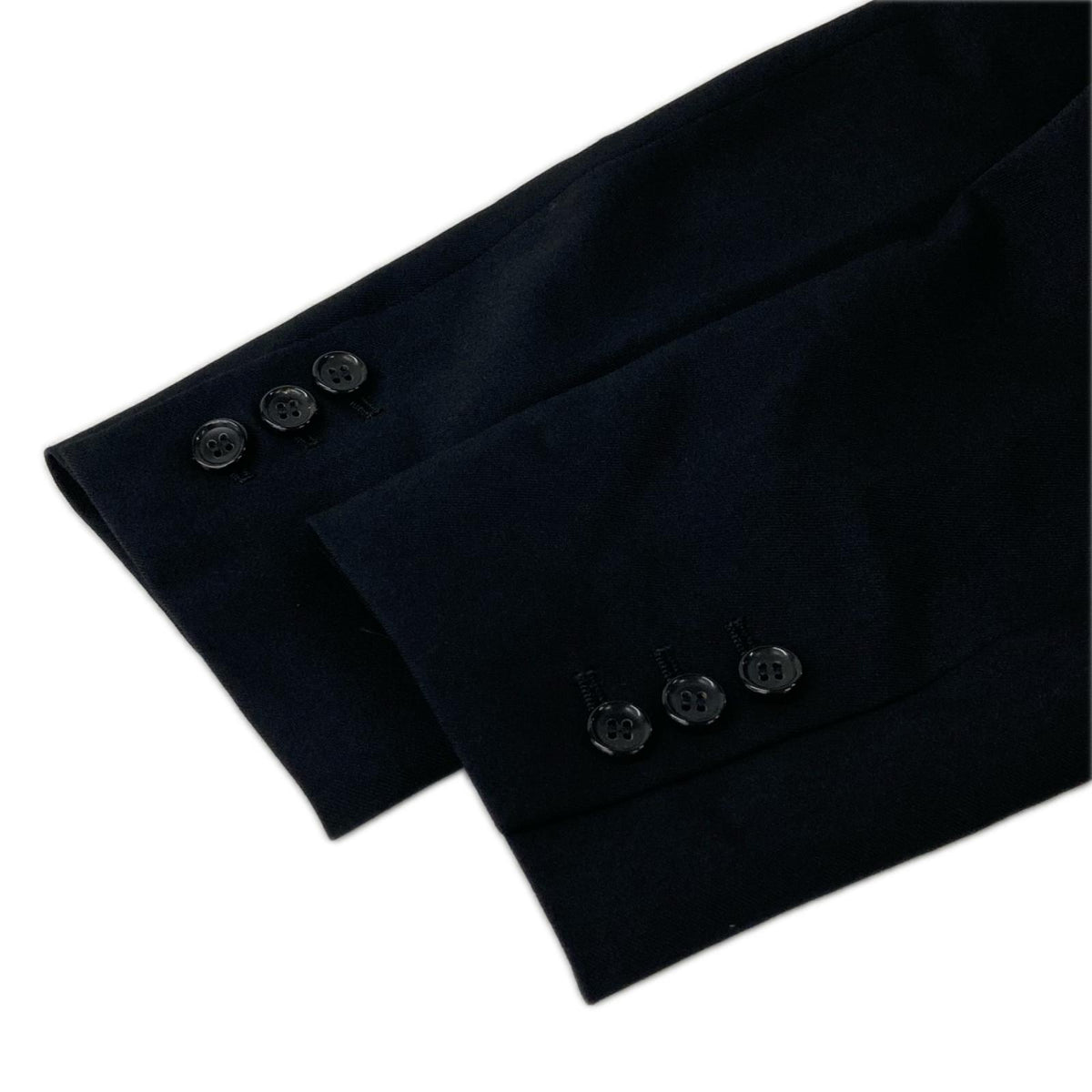 BLACKCOMMEdesGARCONS ブラックコムデギャルソン 1P-J007 ブラック ウールギャバジン フード付き ジャケット ジャケット