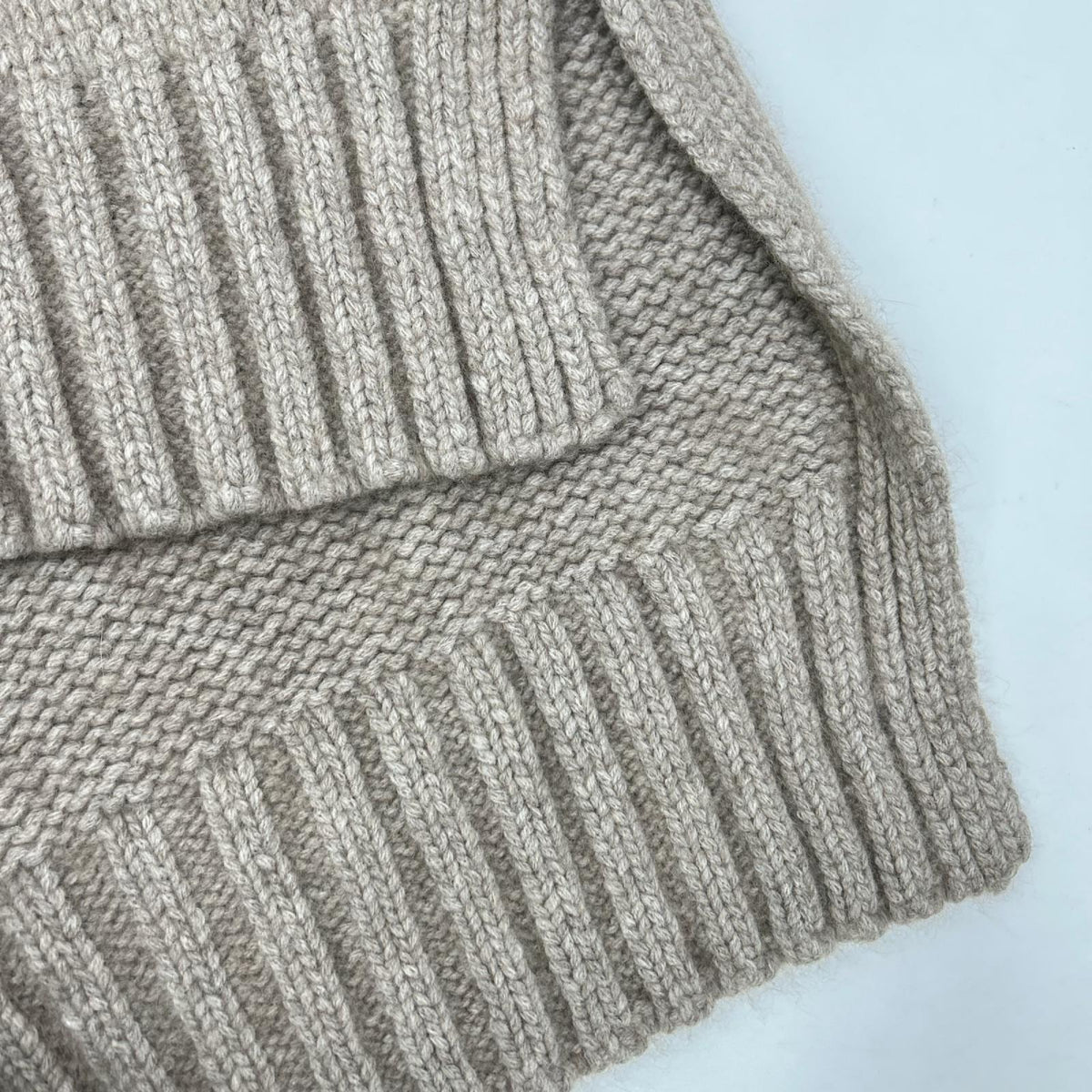 ne quittez pas ヌキテパ ベージュ フェルト×ウール Rough Light Lily Vest ベスト