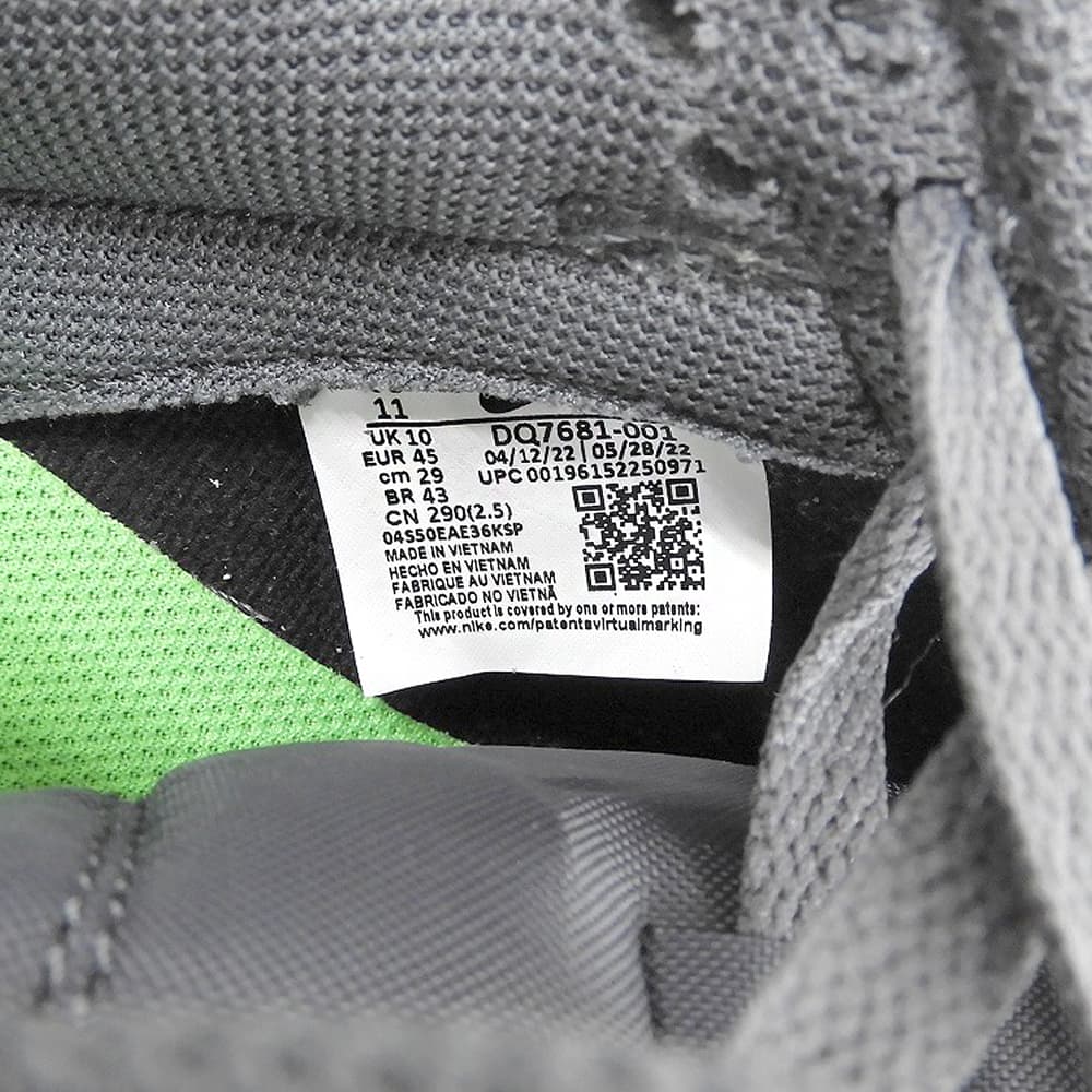 NIKE ナイキ 美品 ナイキ ダンク ロー ハロウィーン シューズ メンズ グレー 29cm DQ7681-001 シューズ