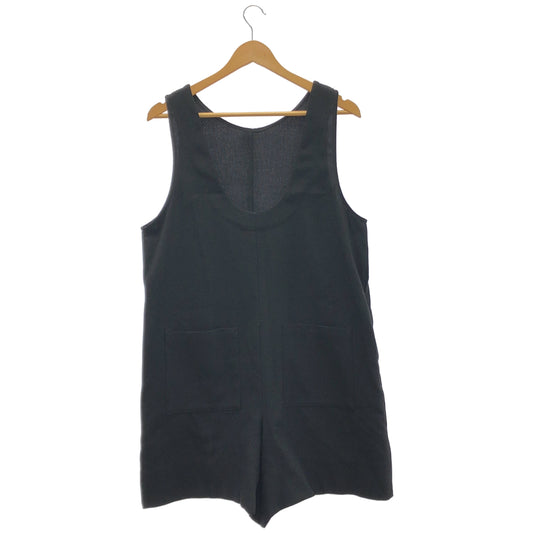 ADAWAS アダワズ ブラック BUTCHER SHORT ROMPERS ボトムス