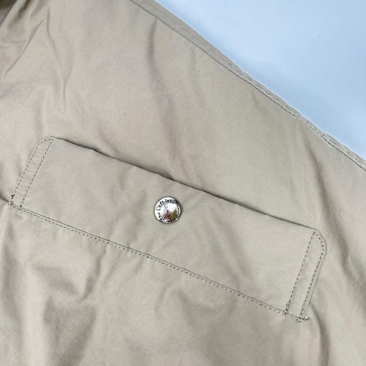 LOFT LABO ロフトラボ TL17FJK12 ベージュ ノーカラー ダウンジャケット ジャケット