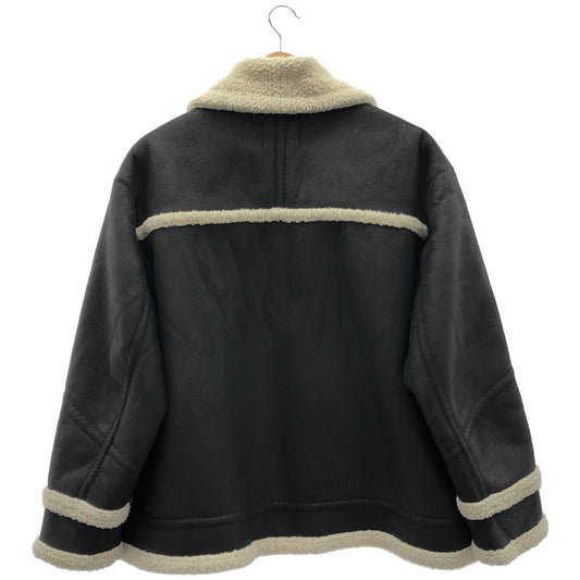 PS Paul Smith ピーエスポールスミス JK.PS.YW.0900 ブラック ボア ムートンジャケット トップス