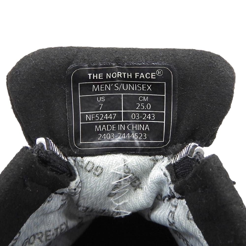 THE NORTH FACE ノースフェイス 美品 ホーンド ジップ モカシン ゴアテックス シューズ メンズ 黒 ブラック 25cm NF52447 シューズ