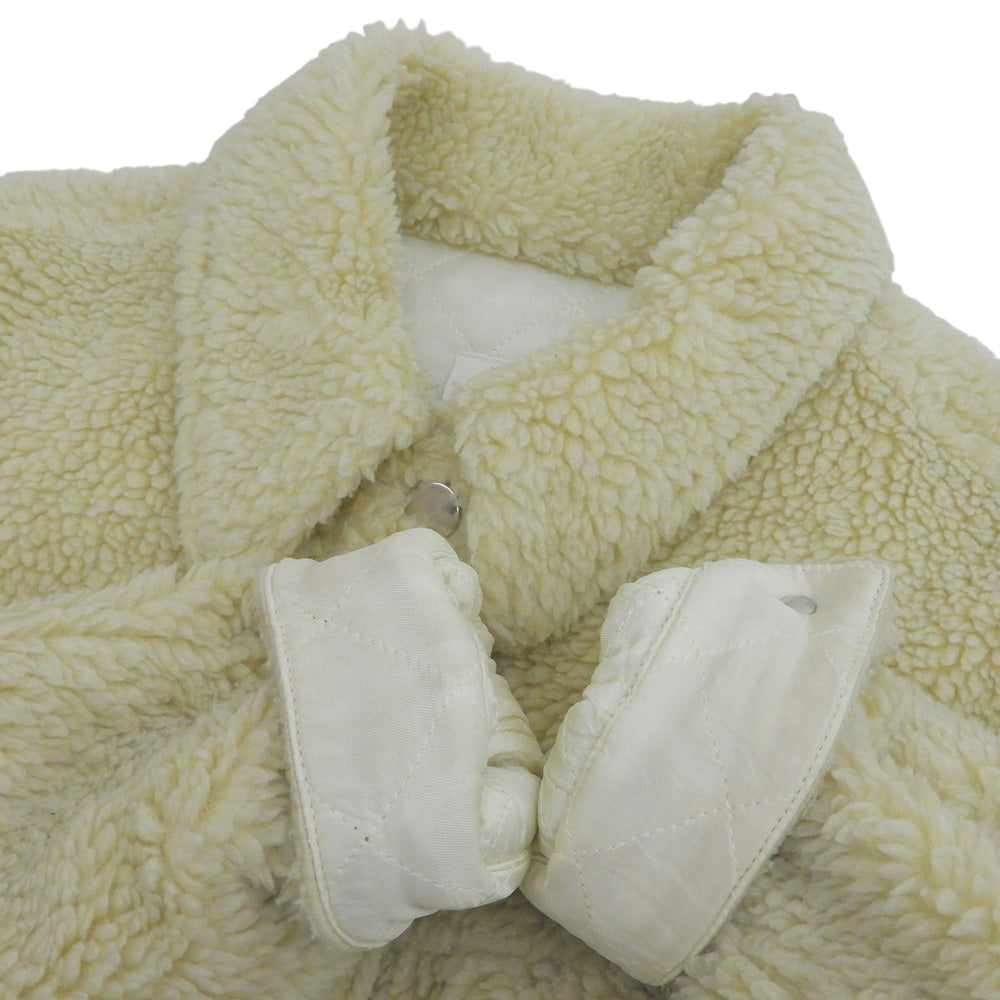 MM6 エムエムシックス ボアジャケット メンズ オフホワイト 42 S32AM0245 ジャケット