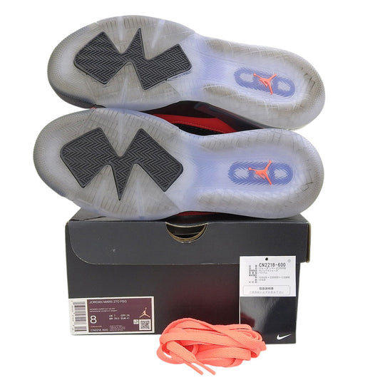 NIKE ナイキ 美品 Jordan Mars 270 シューズ メンズ レッド系×ブラック 26.0cm CN2218-600 シューズ