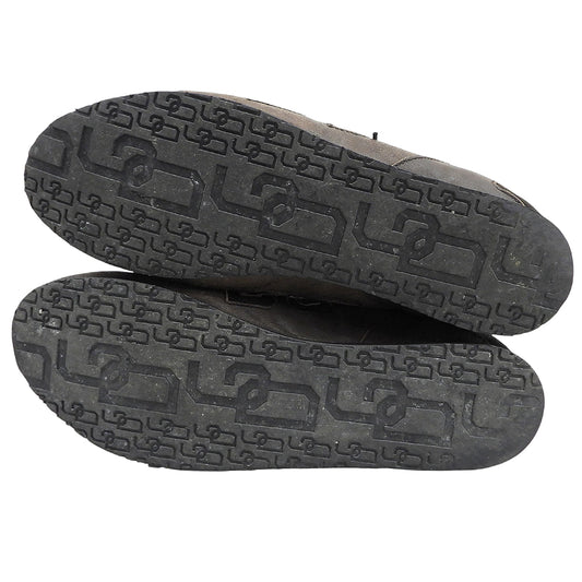 DOLCE&GABBANA ドルチェアンドガッバーナ DGロゴ レザー スニーカー シューズ メンズ ブラウン×ブラック 9.5 CA00120 シューズ