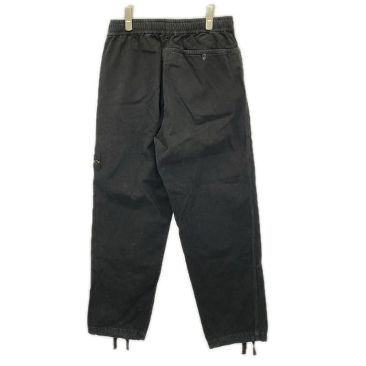 STONE ISLAND ストーンアイランド ブラック Trousers パンツ ボトムス
