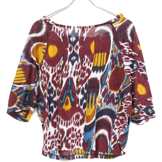 DRIES VAN NOTEN Batik Print Top S Women's