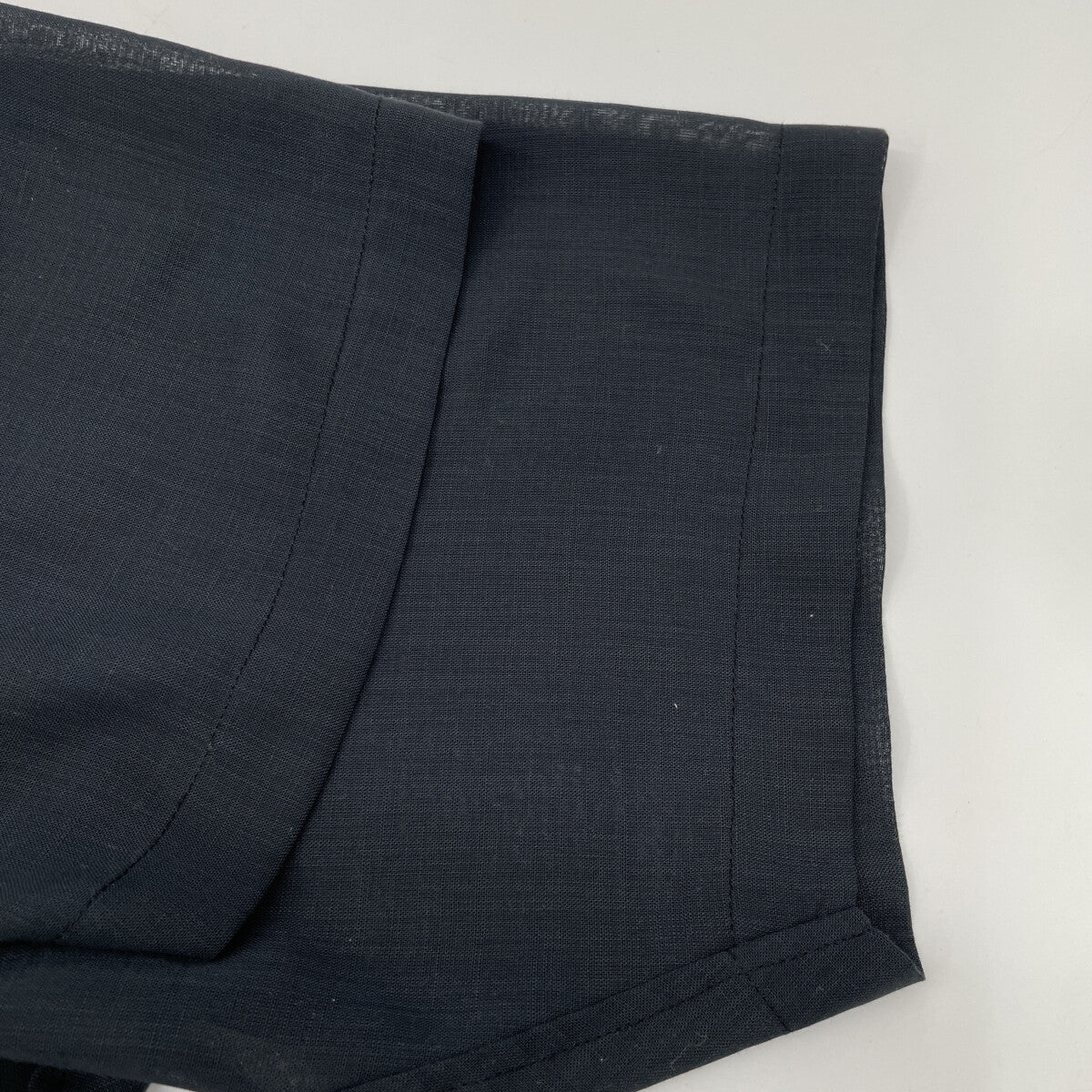 MAISON SPECIAL メゾンスペシャル ネイビー 11251311220 アシンメトリー レイヤリング シアーシャツ トップス 2