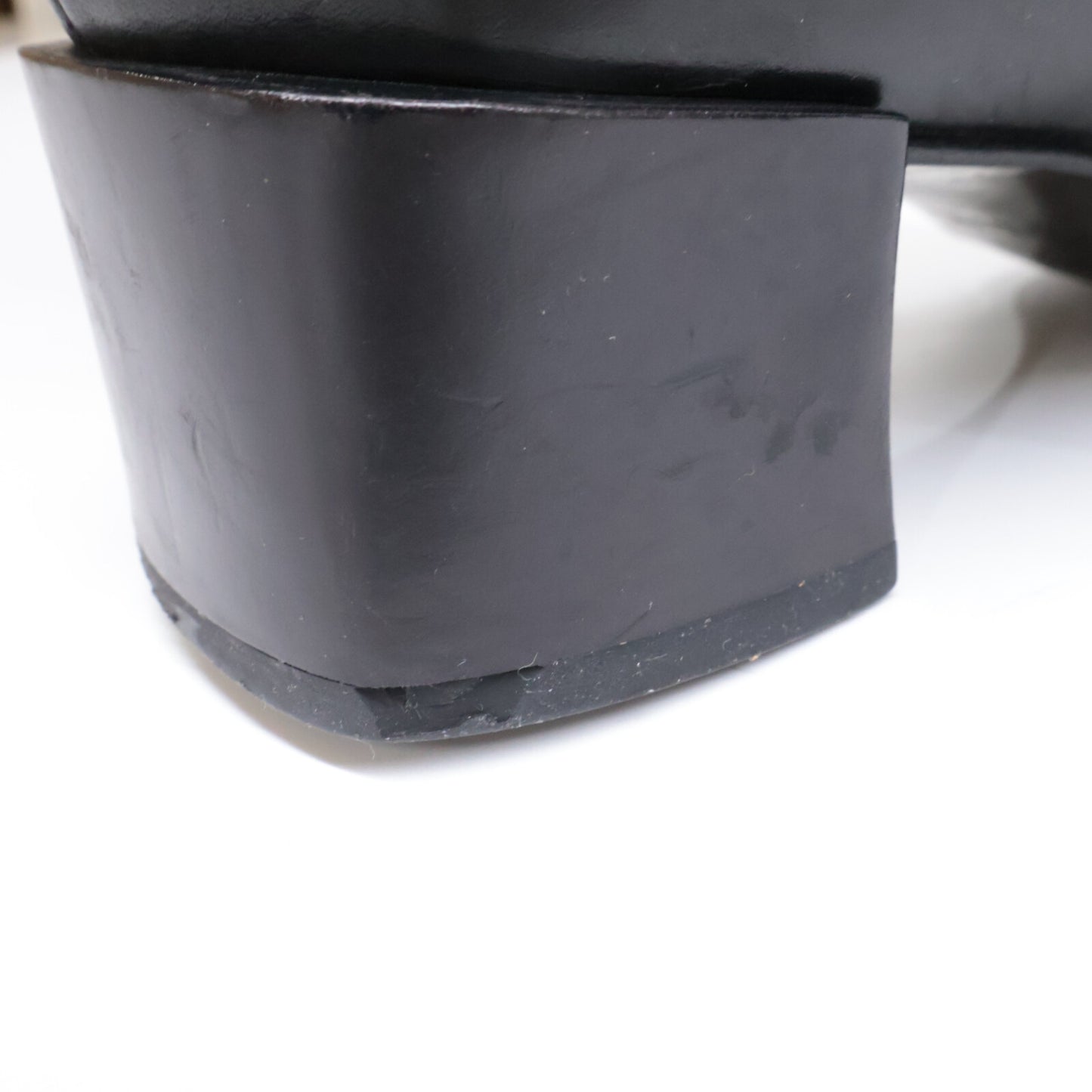 HERMES エルメス スクエアトゥ サイドジップ ブーツ/ シューズ 36 1/2