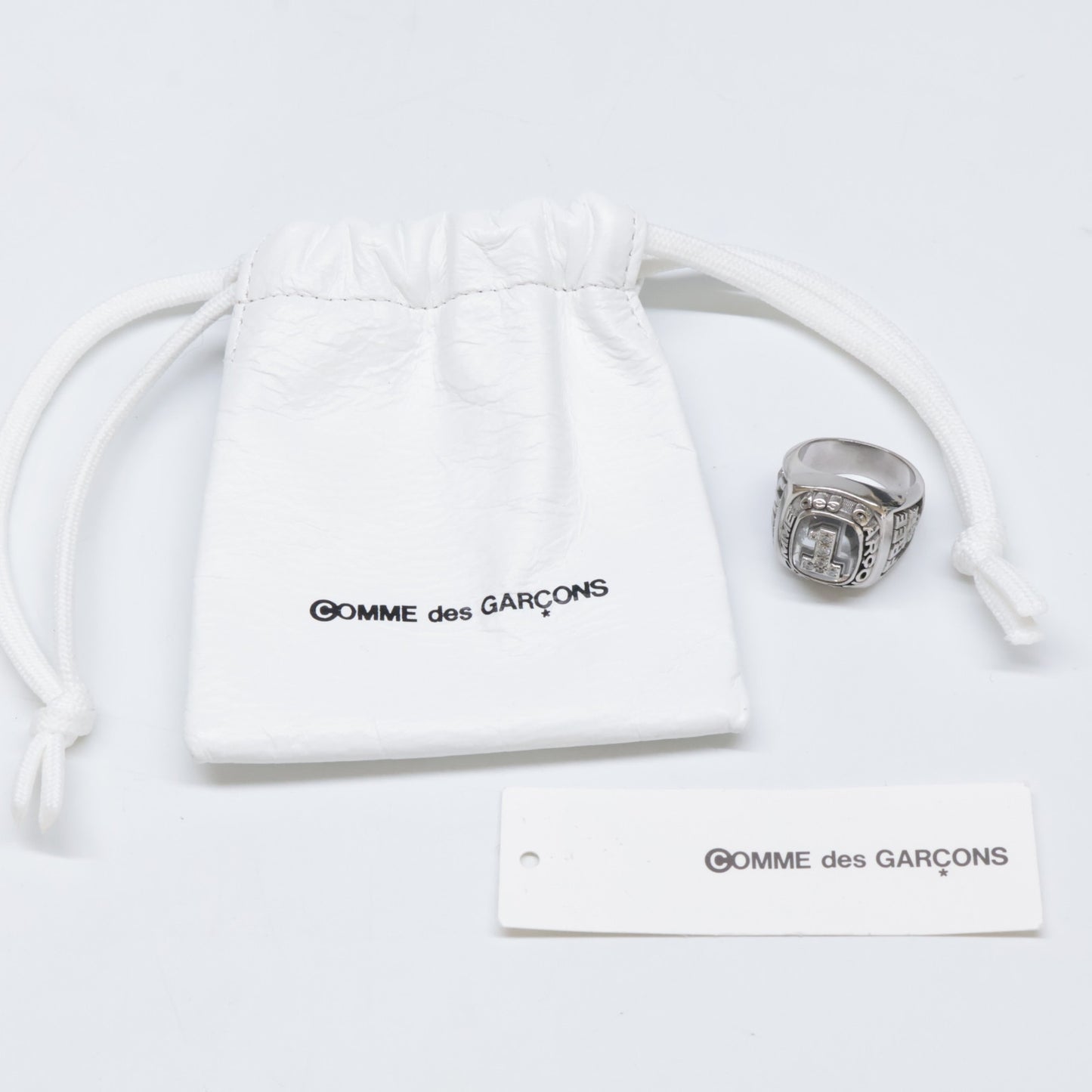 COMMEdesGARCONS コムデギャルソン KZ-K826 LIVE FREE チャンピオン カレッジ リング 指輪 10