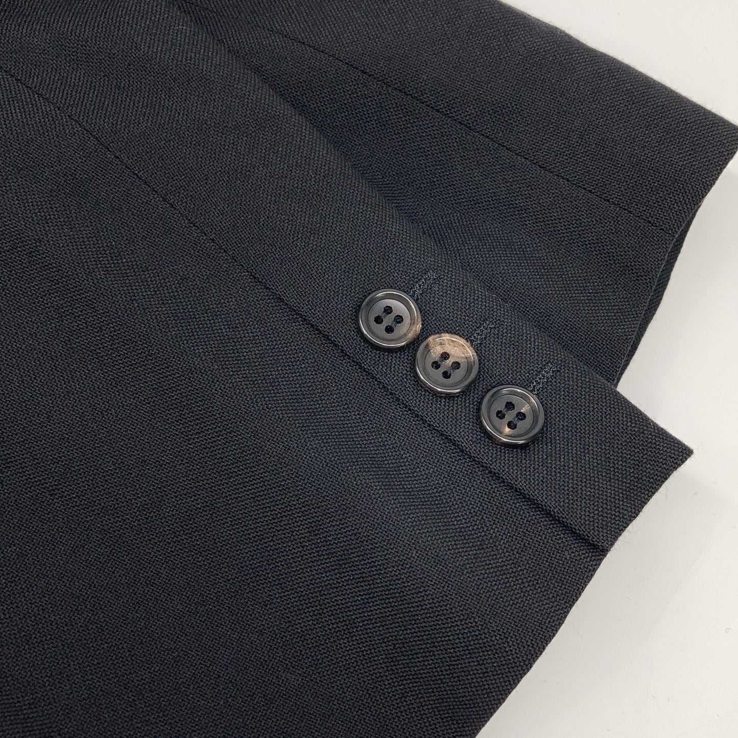 COMMEdesGARCONS HOMME DEUX コムデギャルソンオムドゥ DN-J022/DN-P022 AD2004 ブラック セットアップスーツ スーツ セットアップ M