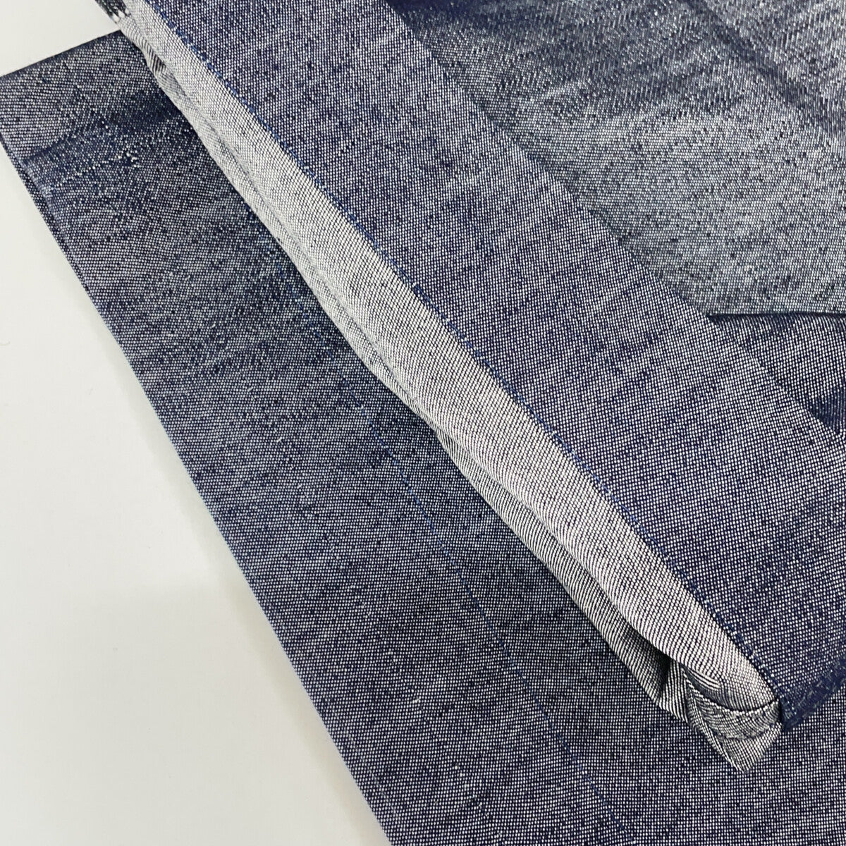 COLUMN コラム インディゴ 51-230-07-020003 シルクデニム ワイドイージートラウザーズ ボトムス L