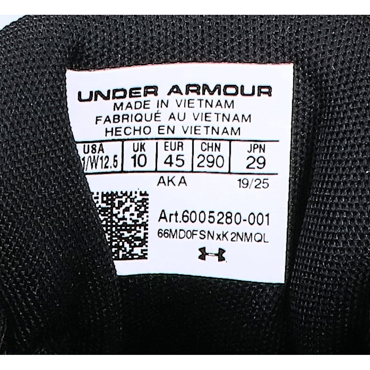 【新品同款】6005280-001 UA APPARITION TECH UA APPARITION TECH 运动鞋 UK10 男士