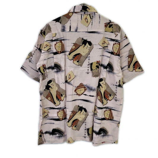 SUN SURF SS38472 Toshusai Sharaku Otani Oniji III as Yakko Edobei Aloha Shirt Tops