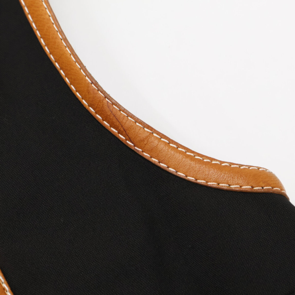 BURBERRY Front Button Leather Piping Sleeveless Dress