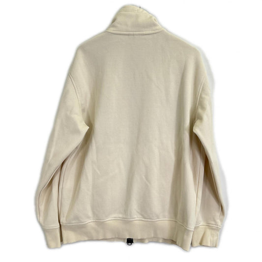 IVORY Asymmetrical Border High Neck Jacket Jacket M Men's