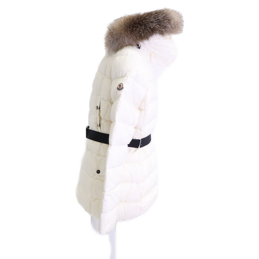 MONCLER モンクレール 【美品】CLION クリオン ベルト/ファー付 フーディダウンジャケット ジャケット