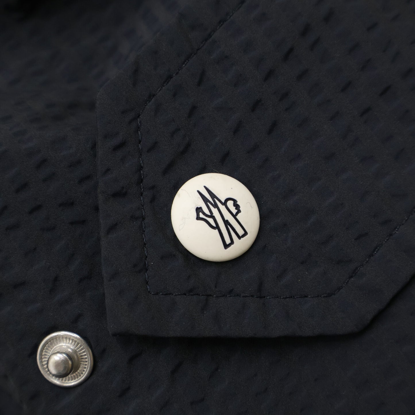 MONCLER モンクレール GAMME BLEU ガムブルー CHESTER シアサッカー フード付 コート