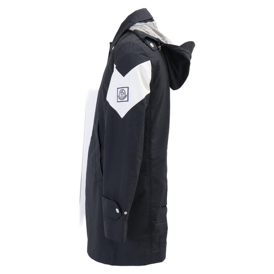 MONCLER モンクレール GAMME BLEU ガムブルー CHESTER シアサッカー フード付 コート