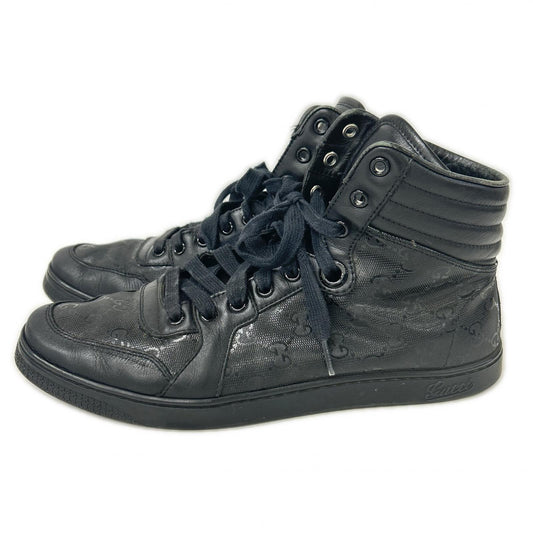 GUCCI グッチ 224778 GGインプリメ PVC×レザー ハイカットスニーカー シューズ